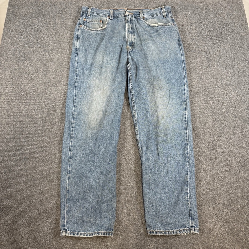 Vintage Levis 550 Jeans‎ Mens 38x30 (Actual 34x30) Blue Relaxed Fit Straight Leg